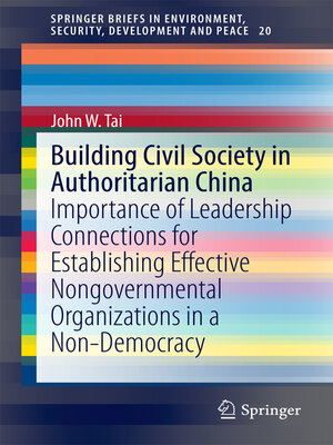 cover image of Building Civil Society in Authoritarian China